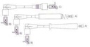 [13031.0370] GENOUD CABLE BUJIA MONZA-KADETT-IPANEMA M4-PIN