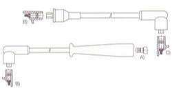 GENOUD CABLE BUJIA CHEV.LUV- MOTOR ISUZU 2.3 DIN