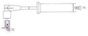 [13070.0370] GENOUD CABLE BUJIA BLAZER-S10 BOBINA ABAJO M4-PIN