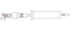 GENOUD CABLE BUJIA BLAZER-S10 2.2 EFI >1996 M4-PIN