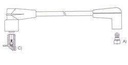 [13105.0370] GENOUD CABLE BUJIA CHEV.SILVERADO 1997> B.SECA M4-PIN