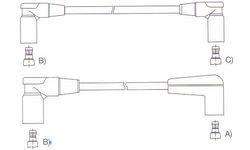GENOUD CABLE BUJIA CHEV.SILVERADO 8V