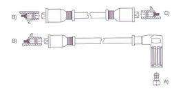 GENOUD CABLE BUJIA REGATA-SUPER EUROPA 1.5