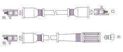 GENOUD CABLE BUJIA F 600