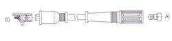 GENOUD CABLE BUJIA DUNA 1.3 MPI BOBINA SECA