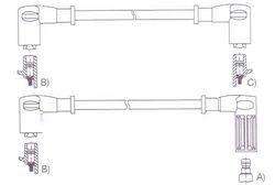 GENOUD CABLE BUJIA FIAT PUNTO ELBA SPI 1.4-1.6