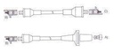 [15010.0370] GENOUD CABLE BUJIA POLARA-VALIANT