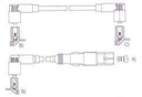 [15090.0370] GENOUD CABLE BUJIA GOLF-PASSAT  V6 2.8 M4-PIN