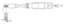 [15091.0370] GENOUD CABLE BUJIA GOLF 2.9I-PASSAT 2.8I BOBINA SECA M4-PIN