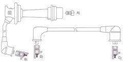 [18025.0370] GENOUD CABLE BUJIA SUZUKI SWIFT 1.3X GTI 89/95 BALENO