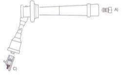 GENOUD CABLE BUJIA SUZUKI GLX 1.6 16V BALENO B.SECA