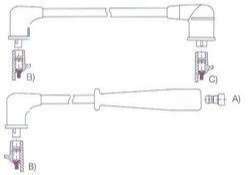 GENOUD CABLE BUJIA SUZUKI ALTO 1.0-SWIFT 1.0