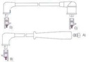 [18035.0370] GENOUD CABLE BUJIA SUZUKI ALTO 1.0-SWIFT 1.0