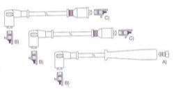 GENOUD CABLE BUJIA ALFA ROMEO 164 2.0 TWIN SPARK 4C DIN