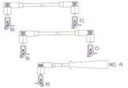 [20011.0370] GENOUD CABLE BUJIA ALFA ROMEO 164 2.0 TWIN SPARK 4C M4-PIN