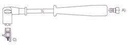 [20015.0370] GENOUD CABLE BUJIA ALFA ROMEO 145-146 1.4 1994> DIN
