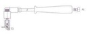 [20020.0370] GENOUD CABLE BUJIA ALFA ROMEO 145 1.6 1994> M4-PIN
