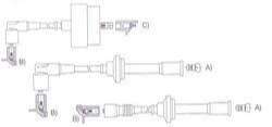 GENOUD CABLE BUJIA ALFA ROMEO 164 TWIN SPARK V6 3.0I 1992>