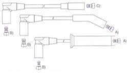 GENOUD CABLE BUJIA DAEWOO NEXIA 1.5