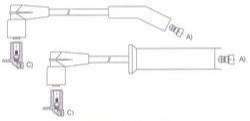 GENOUD CABLE BUJIA DAEWO LANOS 1.4-1.5 1997> M4-PIN