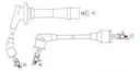 [22010.0370] GENOUD CABLE BUJIA DAIHATSU CHARADE 1.6 16V
