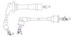GENOUD CABLE BUJIA DAIHATSU FEROZA 1.6I 16V 90/99