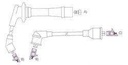 [22030.0370] GENOUD CABLE BUJIA DAIHATSU FEROZA 1.6I 16V 90/99