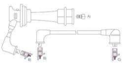 GENOUD CABLE BUJIA TOYOTA COROLA 1.6 16V 88/94