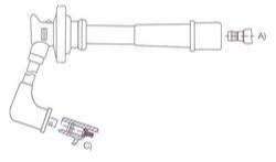 GENOUD CABLE BUJIA TOYOTA 1.3-1.5 87> CELICA 1.5-1.8 89>