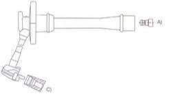 GENOUD CABLE BUJIA TOYOTA COROLLA-CELICA 1.8I 16V 1995>