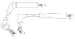 GENOUD CABLE BUJIA TOYOTA TERCEL 1.5I-1.6I 89/93