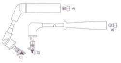 GENOUD CABLE BUJIA TOYOTA TERCEL 1.3I-1.6I 1990>