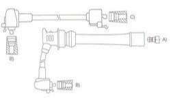 GENOUD CABLE BUJIA TOYOTA CAMRY 2.5 24V 1990>