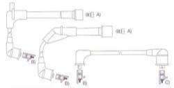 GENOUD CABLE BUJIA NISSAN PATHFINDER SE V6 90/94