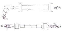 GENOUD CABLE BUJIA NISSAN SENTRA 8V