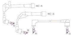 GENOUD CABLE BUJIA NISAN TERRANO-MAXIMA 3.0-3.0I V6