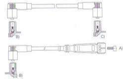 GENOUD CABLE BUJIA PORSCHE 924I INYECCION 79/83