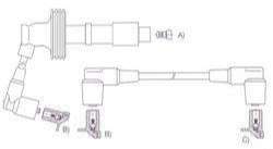 GENOUD CABLE BUJIA VOLVO 850 10S-20S