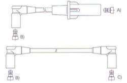 GENOUD CABLE BUJIA CHRYSLER DAKOTA SPORT V6 3.9