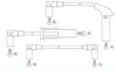 [27022.0370] GENOUD CABLE BUJIA CHEROKKE 4 CILINDROS