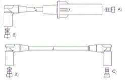 GENOUD CABLE BUJIA GRAND CHEROKEE V8 4X4 5.2L