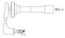 [28015.0370] GENOUD CABLE BUJIA HONDA ACCORD 1.8I-2.0I 1992>