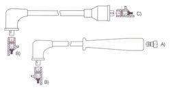 GENOUD CABLE BUJIA HYUNDAI ATHOS 1.0 12V 98>
