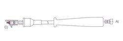 GENOUD CABLE BUJIA MAZDA 323 C 1.4