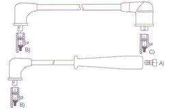 GENOUD CABLE BUJIA MAZDA 1.6 16V-STATION