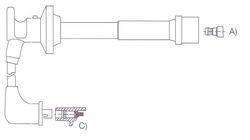 GENOUD CABLE BUJIA MAZDA 626 1.9I-2.0I