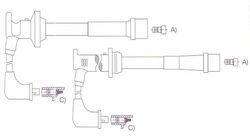 GENOUD CABLE BUJIA MAZDA MX3 1.9 V6