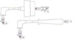 GENOUD CABLE BUJIA MAZDA P-UP 2600