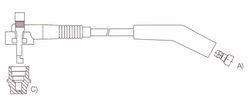 GENOUD CABLE BUJIA MAZDA 121 1.3 8V 1996>