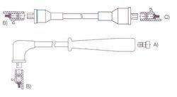GENOUD CABLE BUJIA MITSUBISHI LT 100